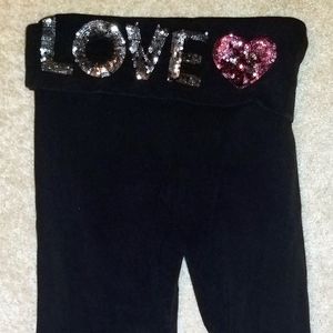 Rare VS Sequin Yoga Pant Size S